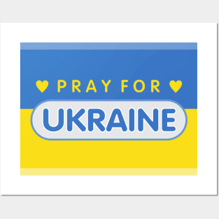 Pray for Ukraine Posters and Art